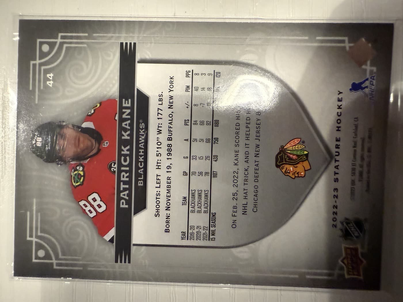 Patrick Kane back
