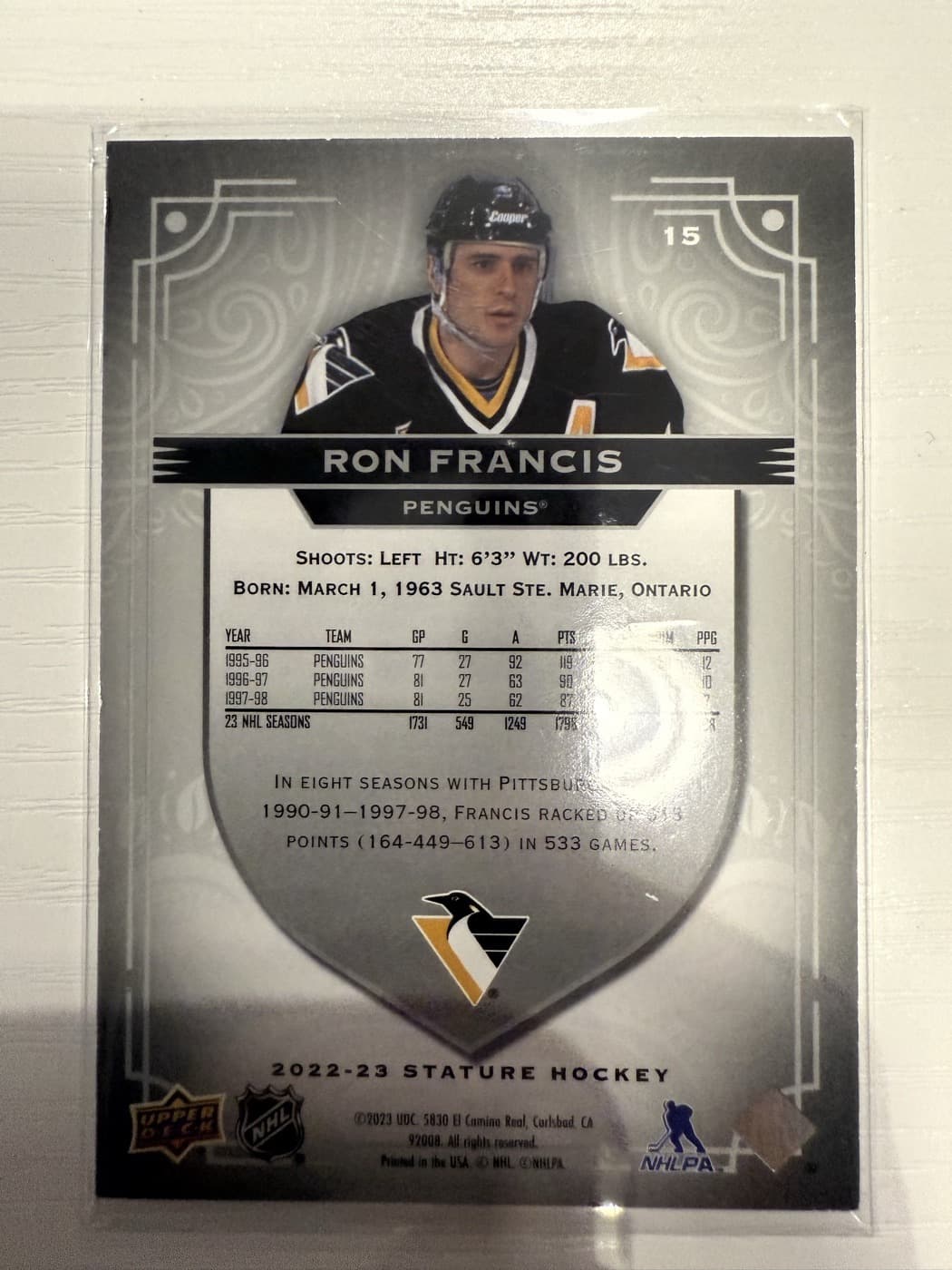 Ron Francis back
