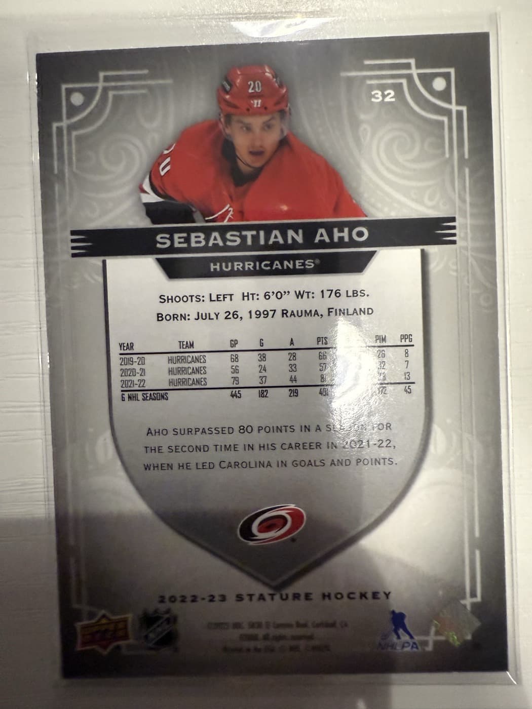 Sebastian Aho back