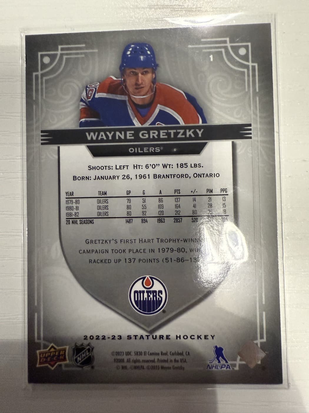 Wayne Gretzky back