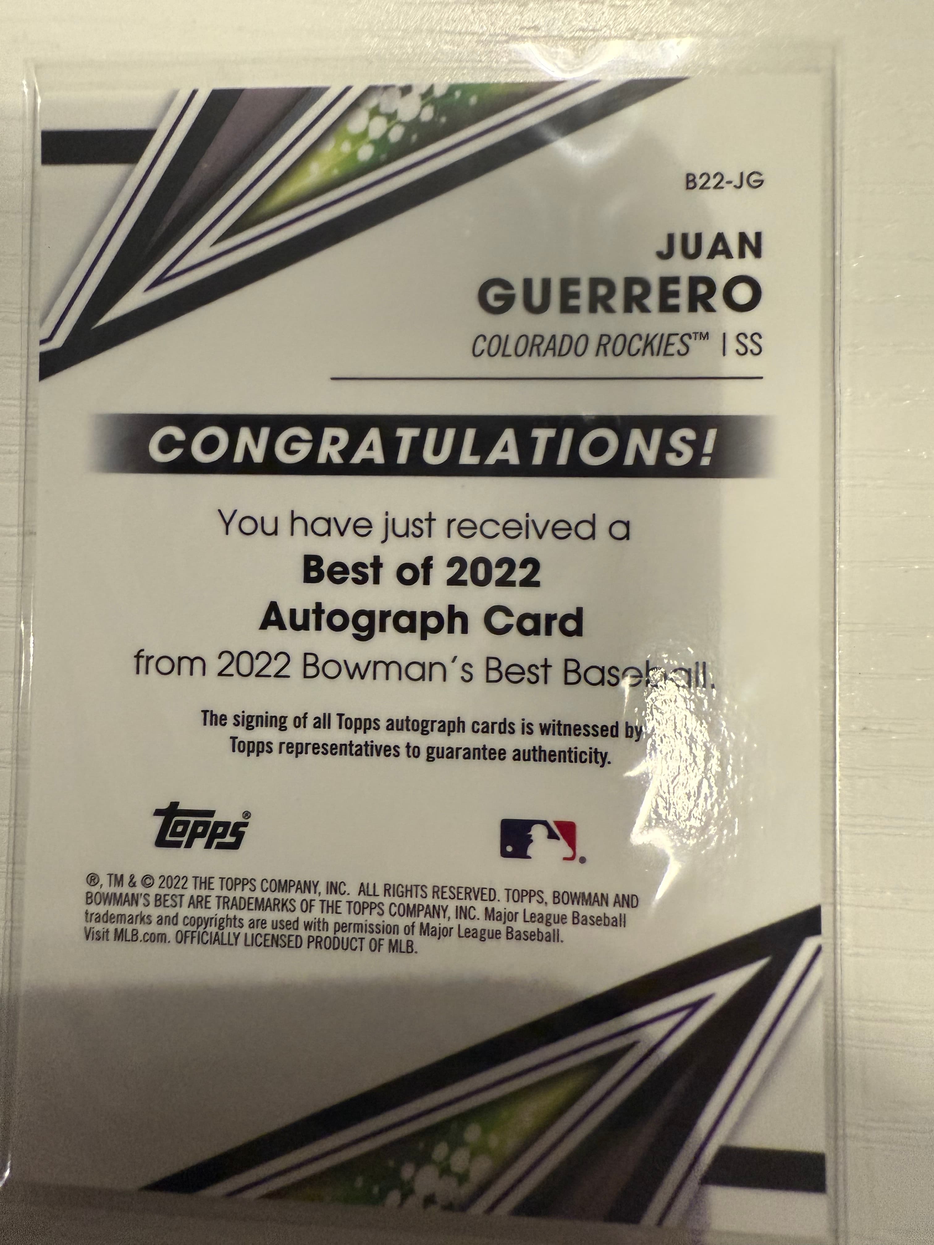 Juan Guerrero back