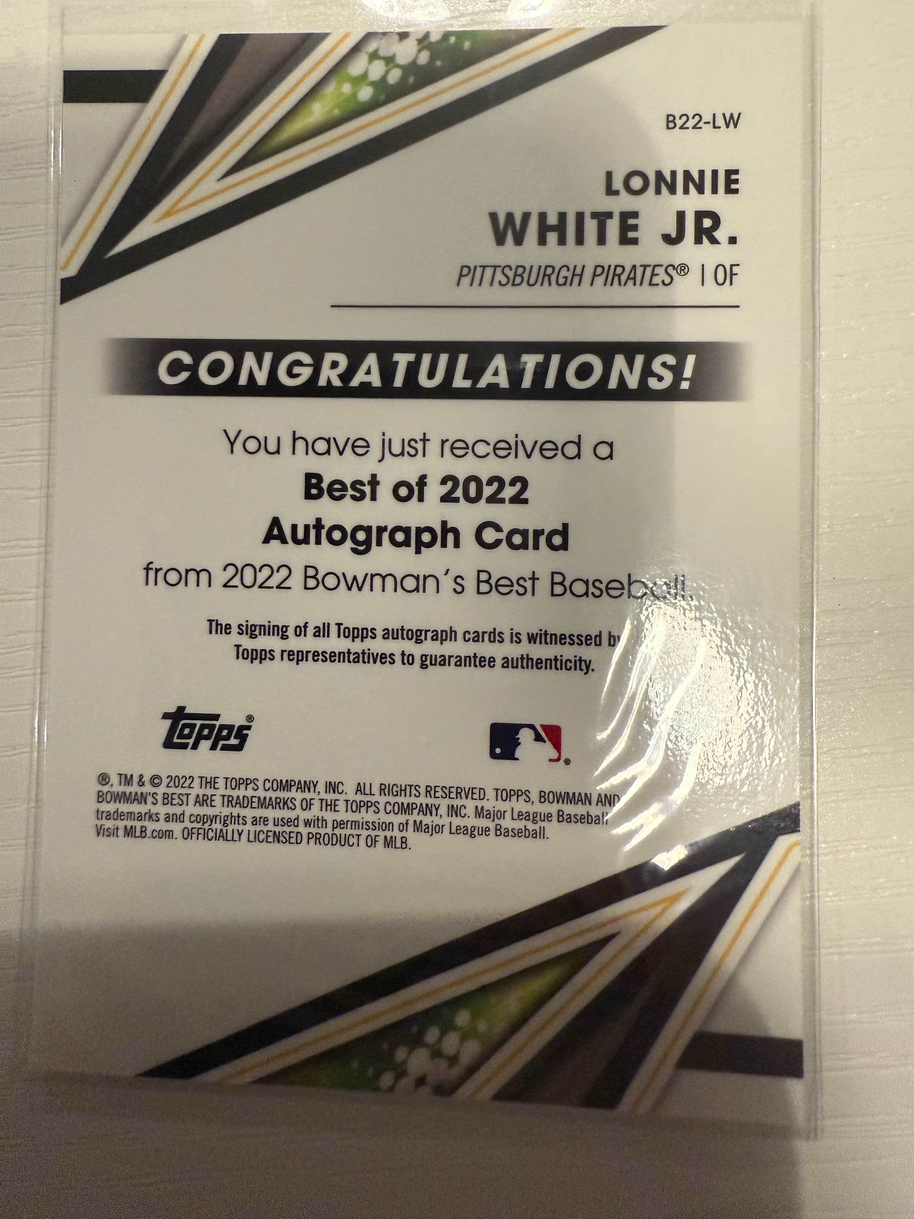 Lonnie White Jr. back