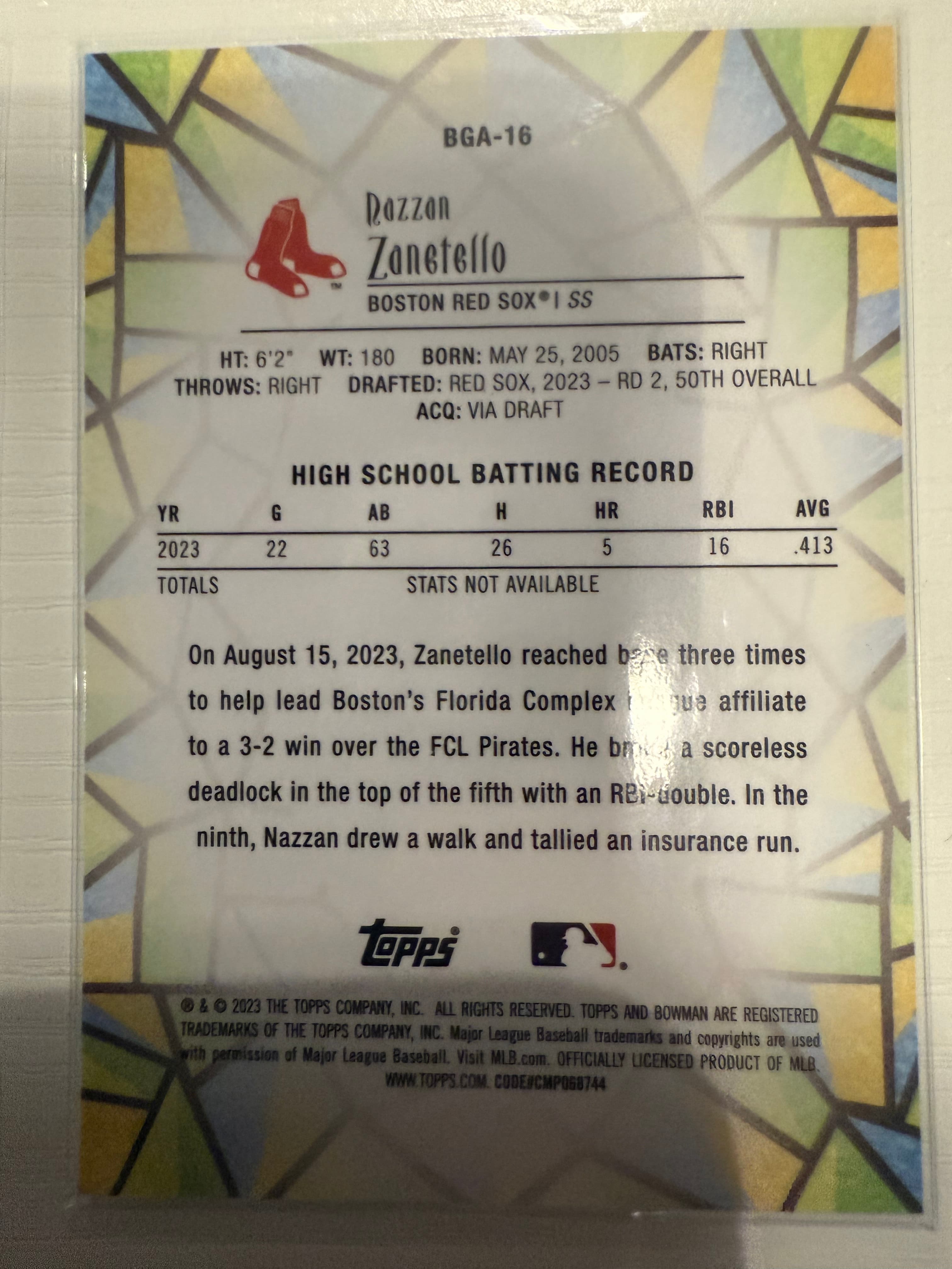 Nazzan Zanetello back
