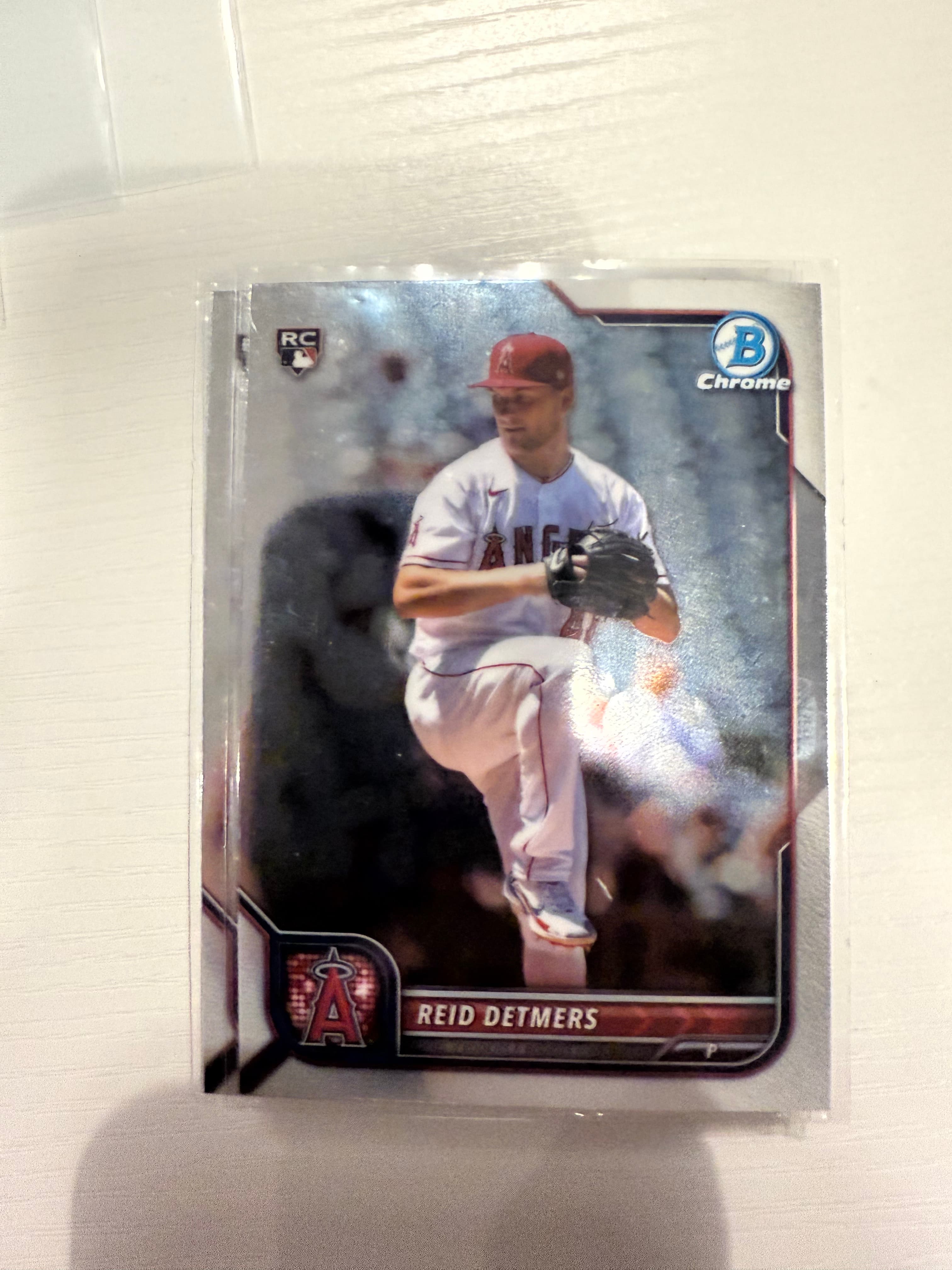 Reid Detmers 2022 Bowman Chrome #6 Rookie 29 Card Lot