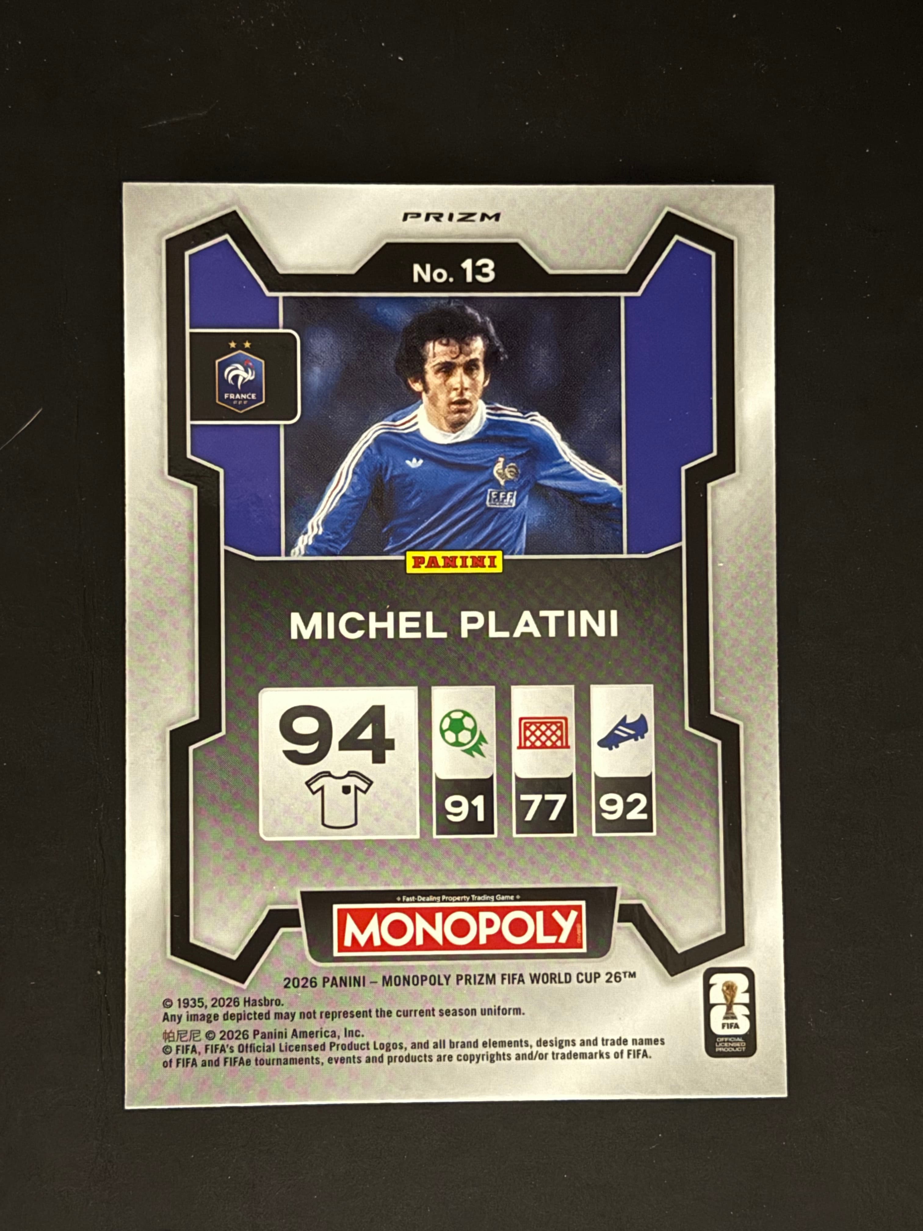 Michel Platini back