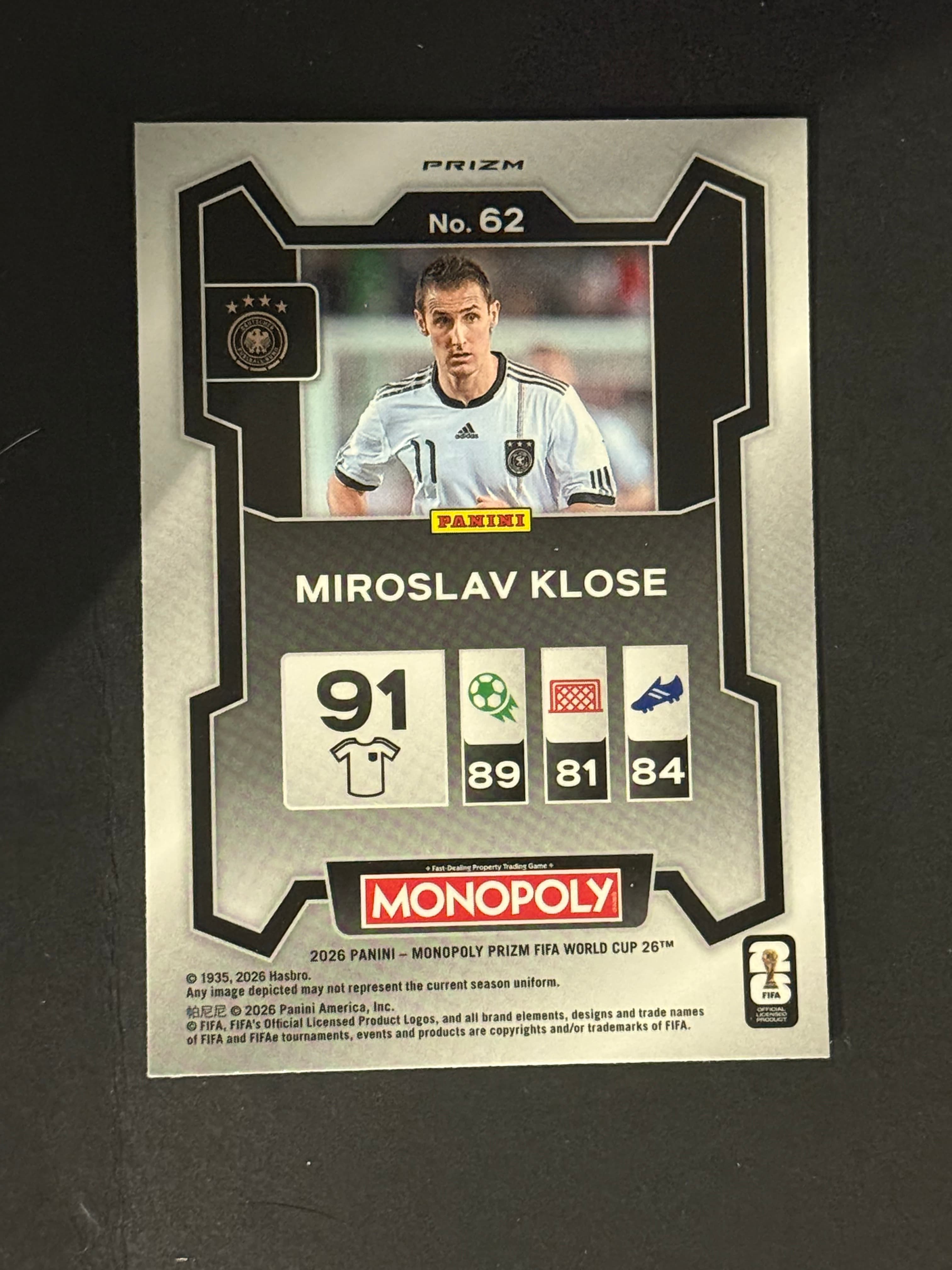 Miroslav Klose back
