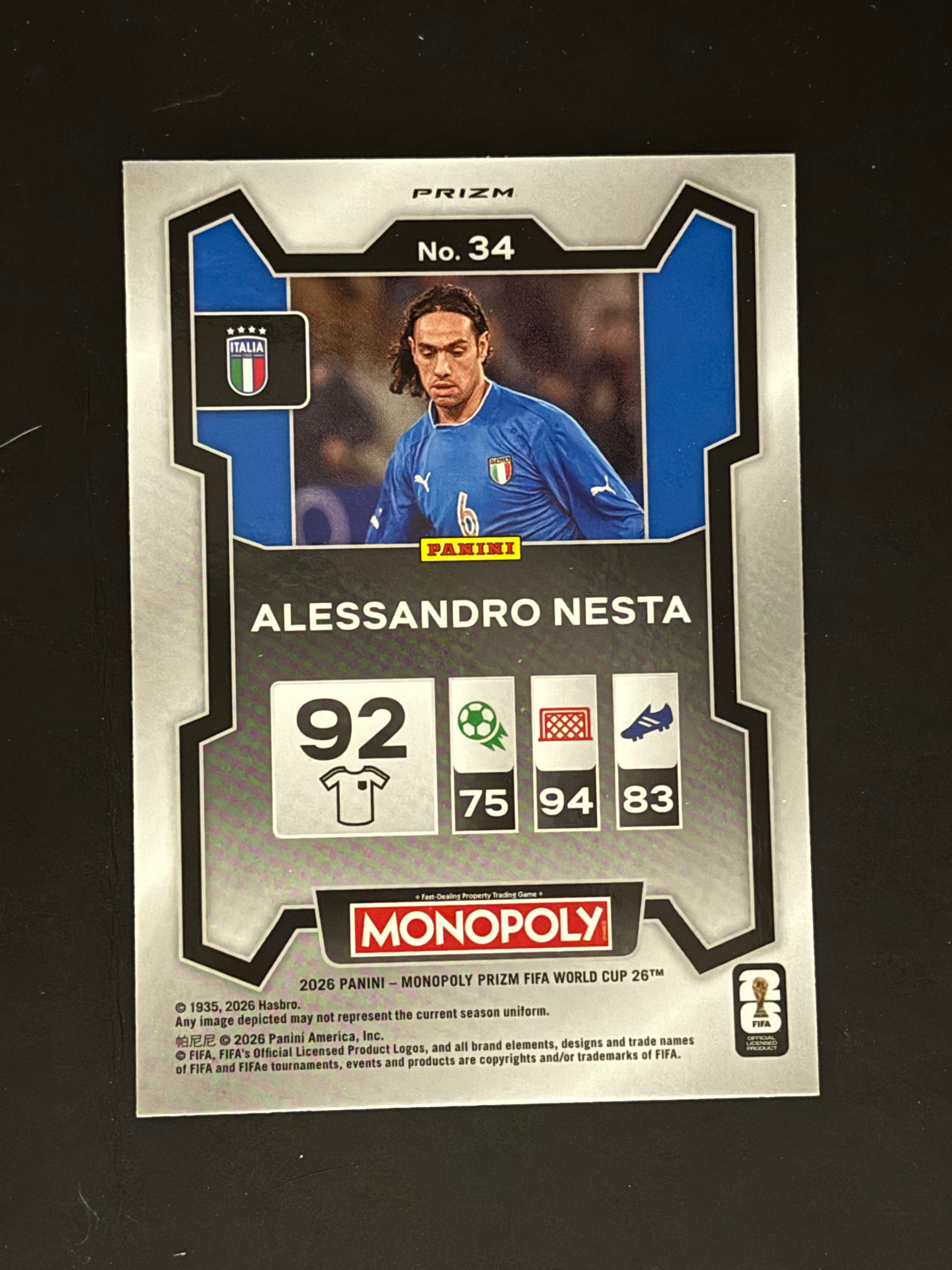 Alessandro Nesta back