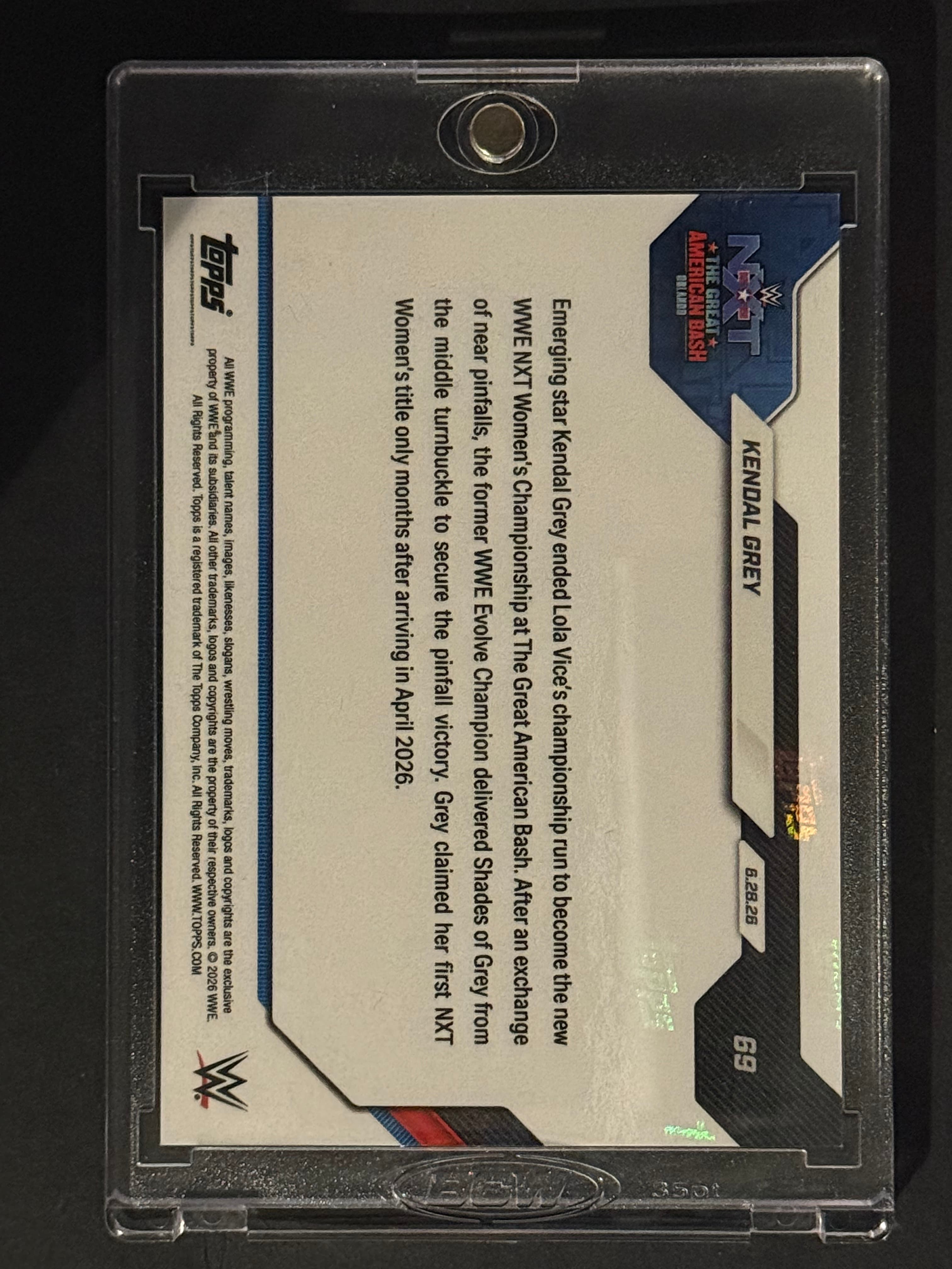 Kendal Grey back