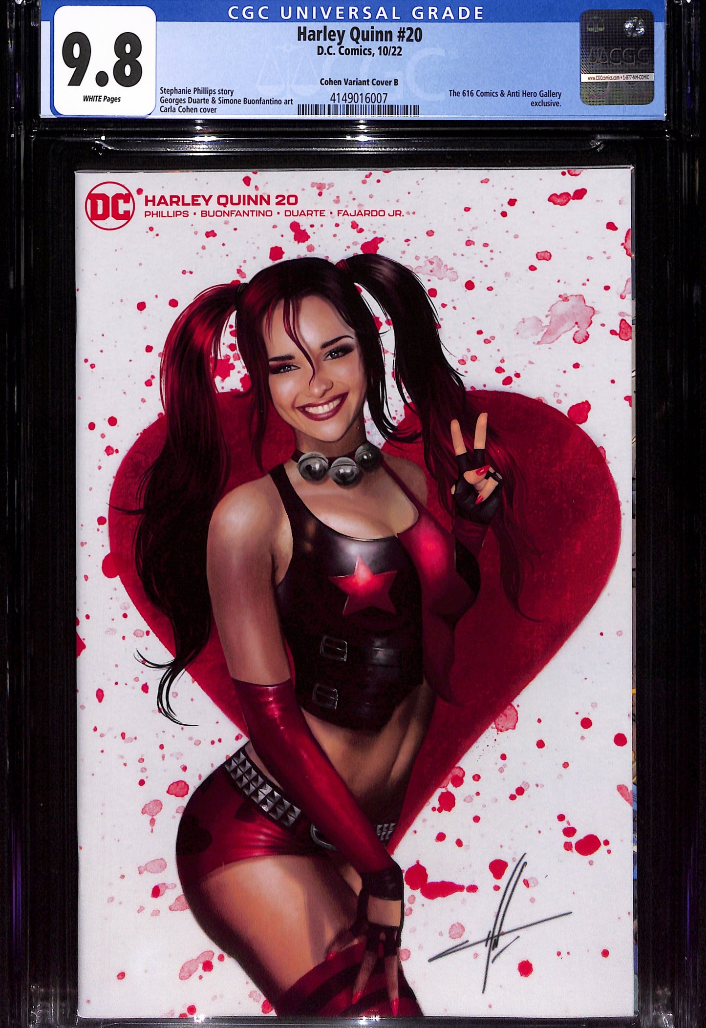 Harley Quinn #20 Cohen Variant Cover B 9.8