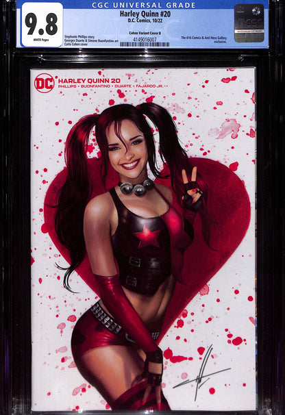 Harley Quinn #20 Cohen Variant Cover B 9.8