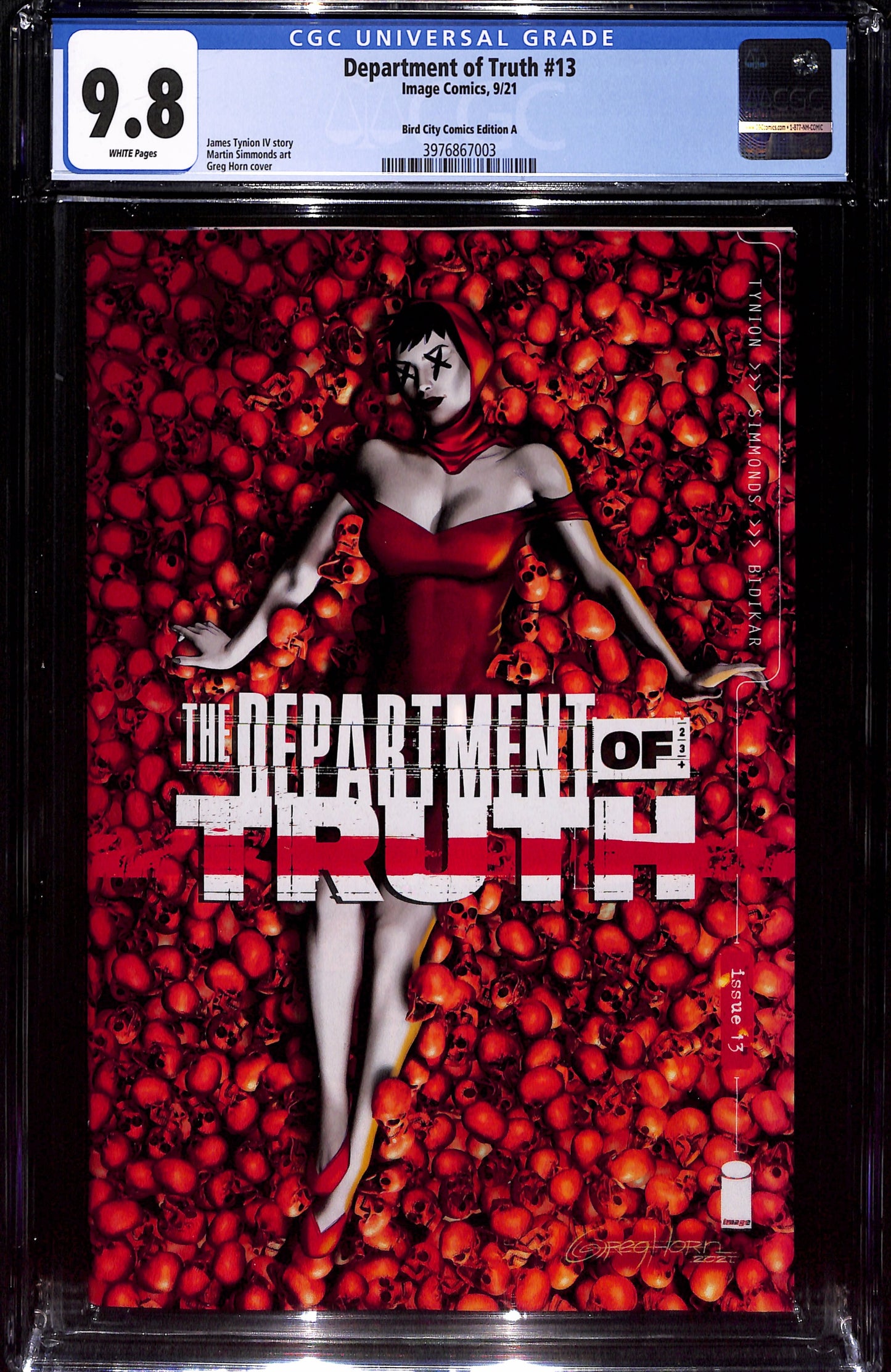 Department of Truth #13 Bird City Comics Edition A 9.8