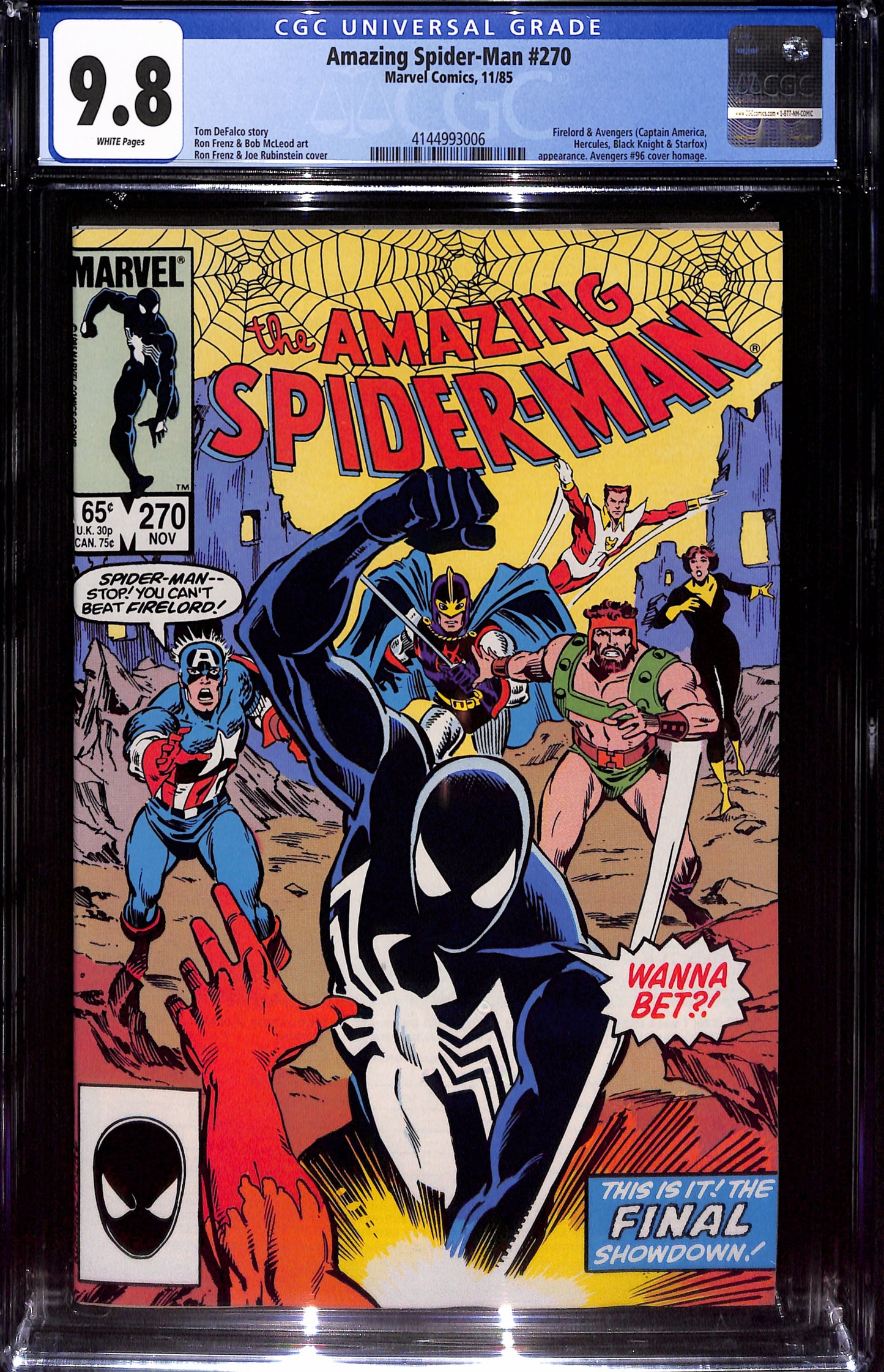 Amazing Spider-Man #270  9.8