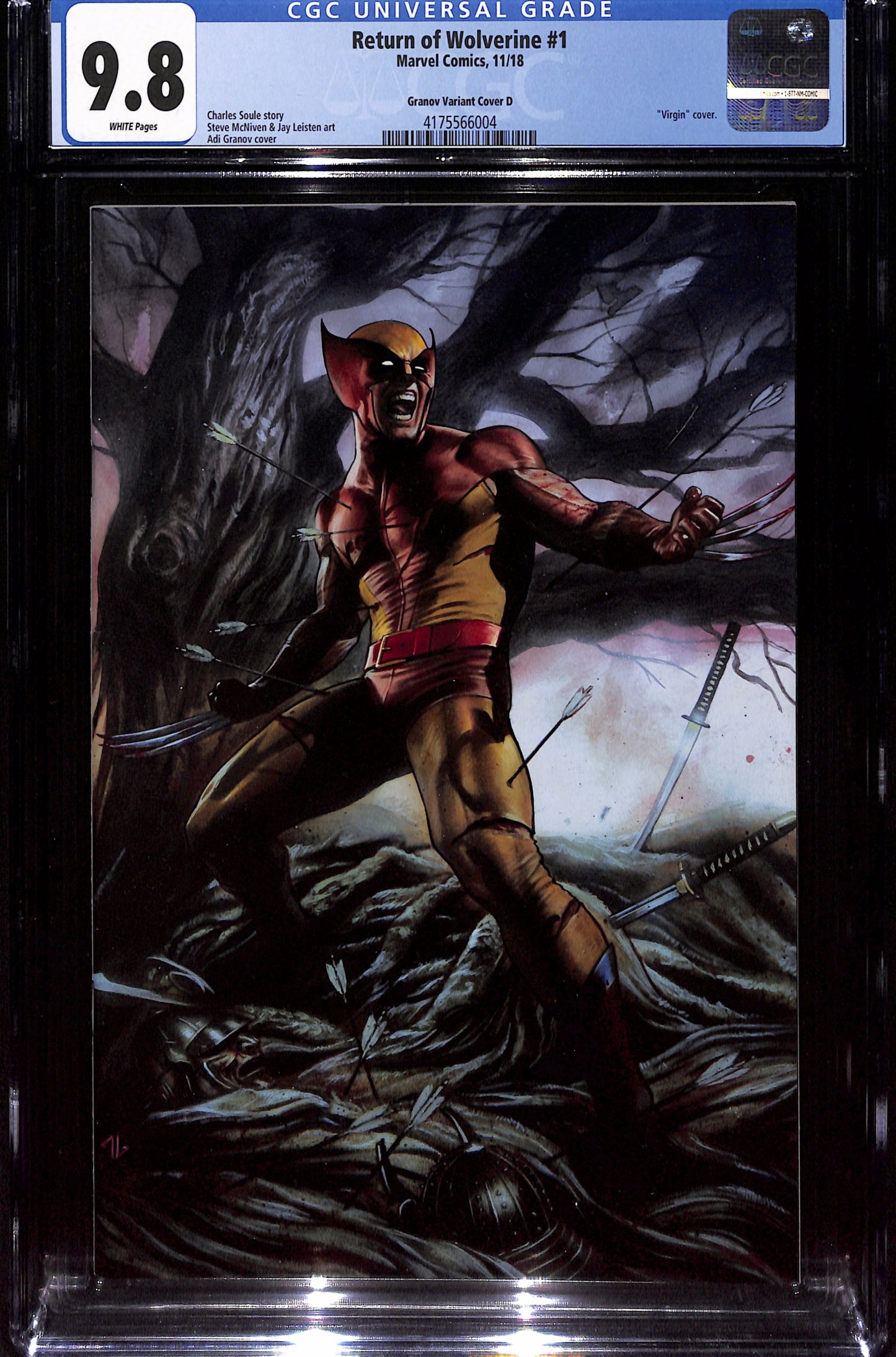 Return of Wolverine #1 Granov Variant Cover D 9.8