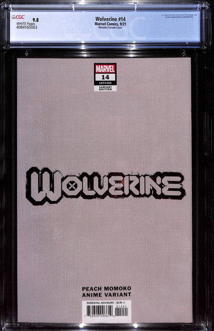 Wolverine #14 Momoko Variant Cover 9.8
