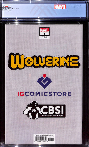 Wolverine #1 IG Comic Store Sketch Edition 9.8