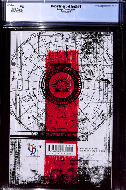 Department of Truth #1 Variant Cover W 9.8