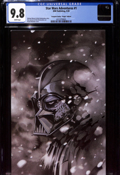 Star Wars Adventures #1 Virgin Cover CGC 9.8 Peach Momoko