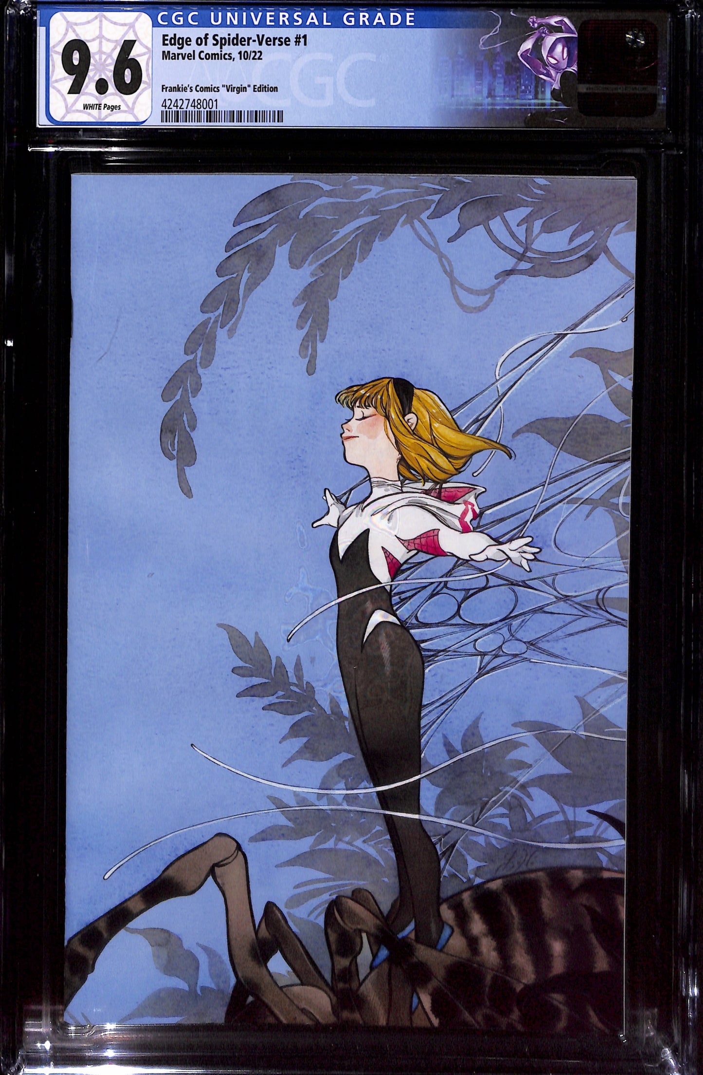 Edge of Spider-Verse #1 Frankie's Comics Momoko Virgin cover CGC 9.6