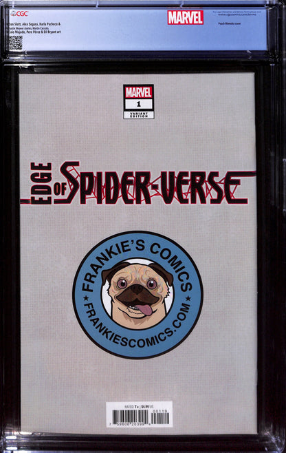 Edge of Spider-Verse #1 Frankie's Comics Momoko Virgin cover CGC 9.6