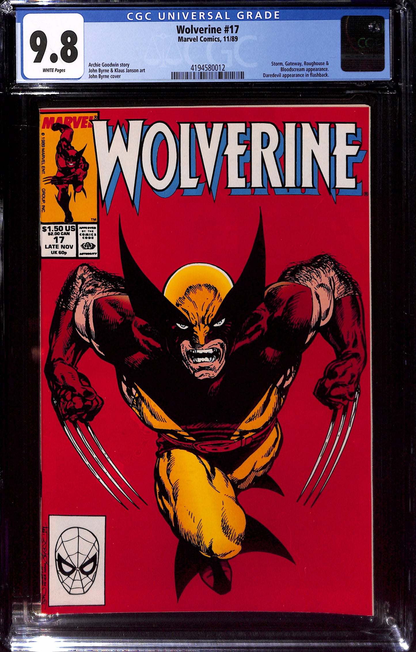 Wolverine #17 CGC 9.8