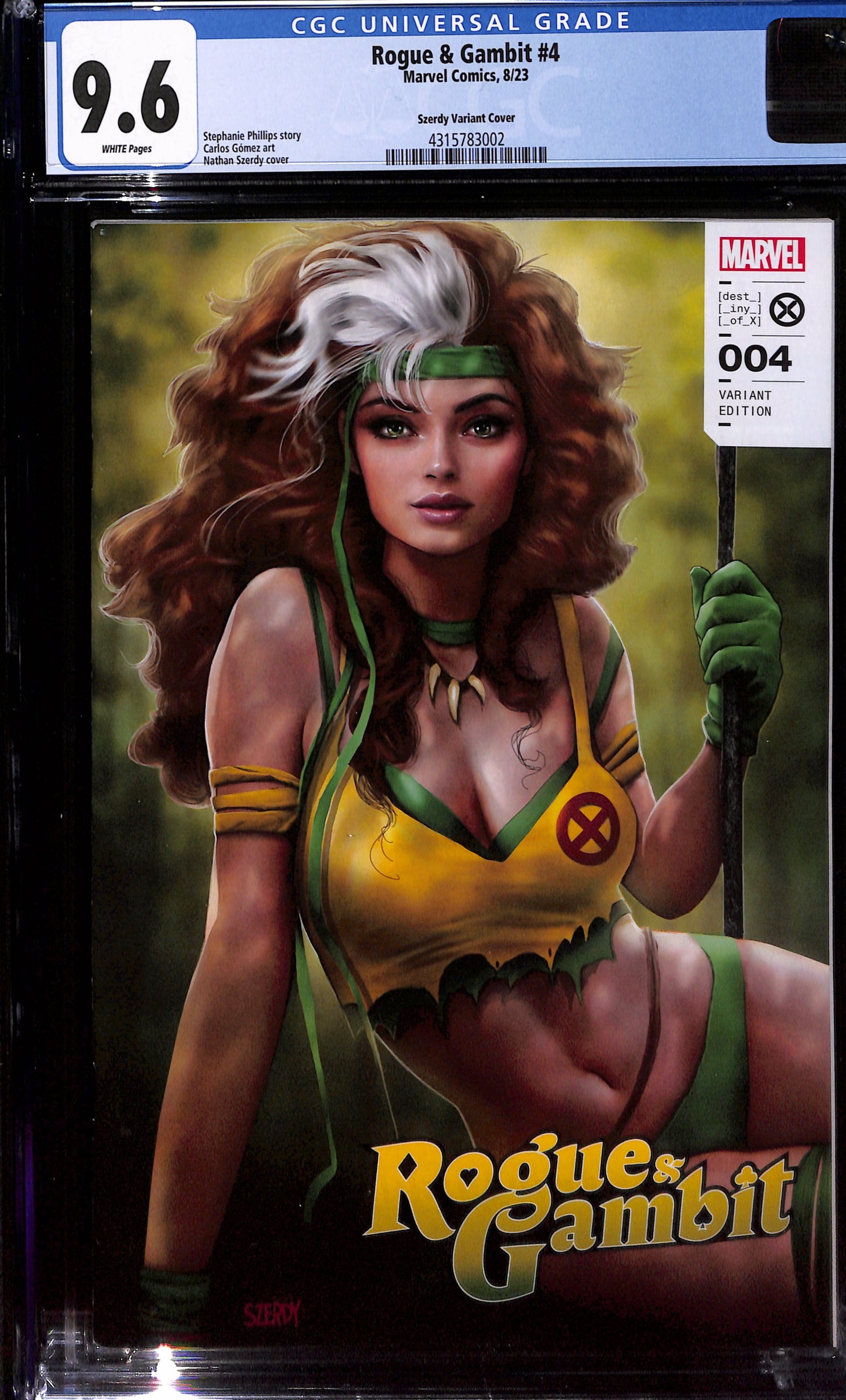 Rogue & Gambit #4  Szerdy Variant Cover  9.6
