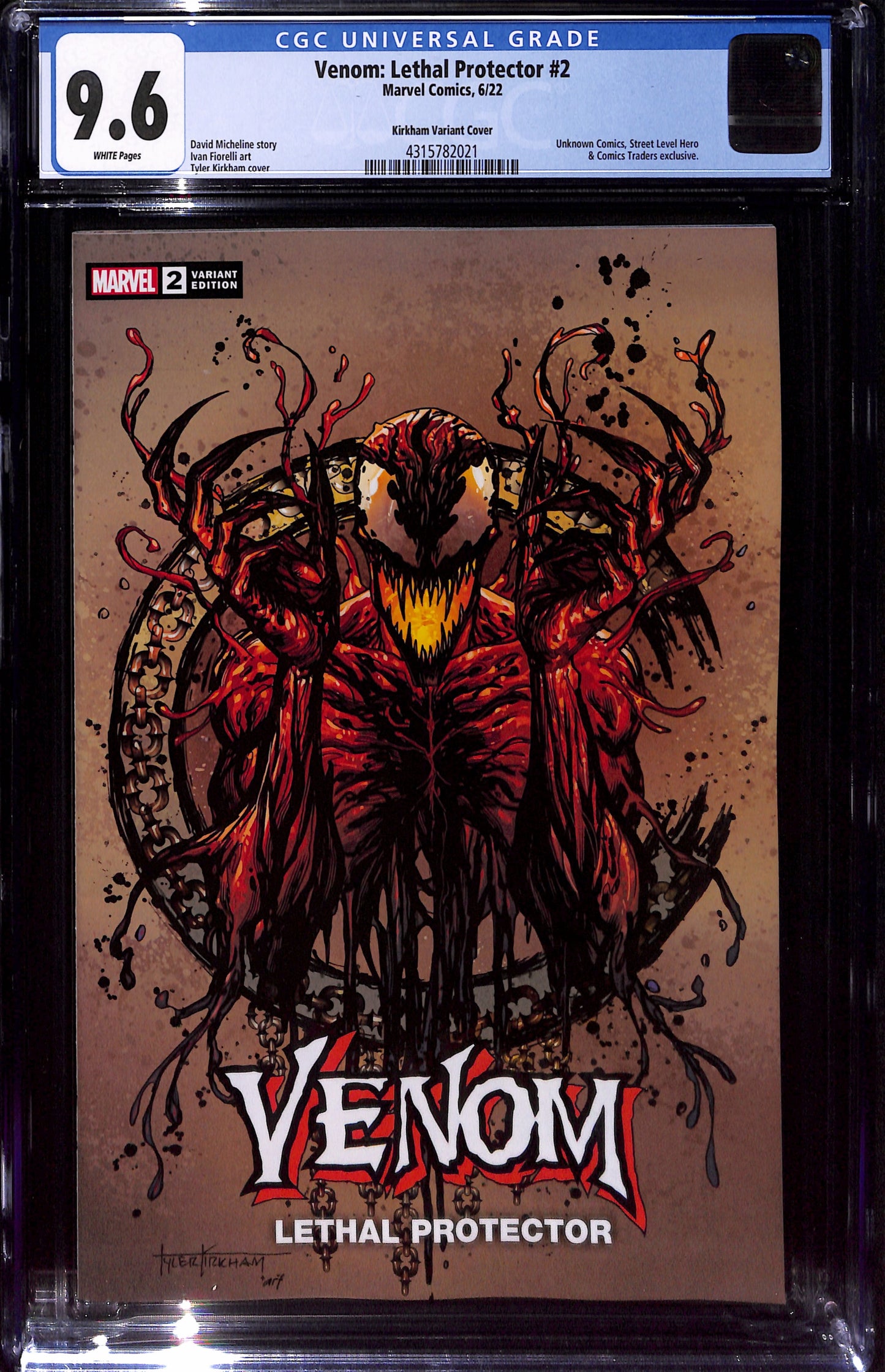 Venom: Lethal Protector #2 Kirkham Variant Cover 9.6