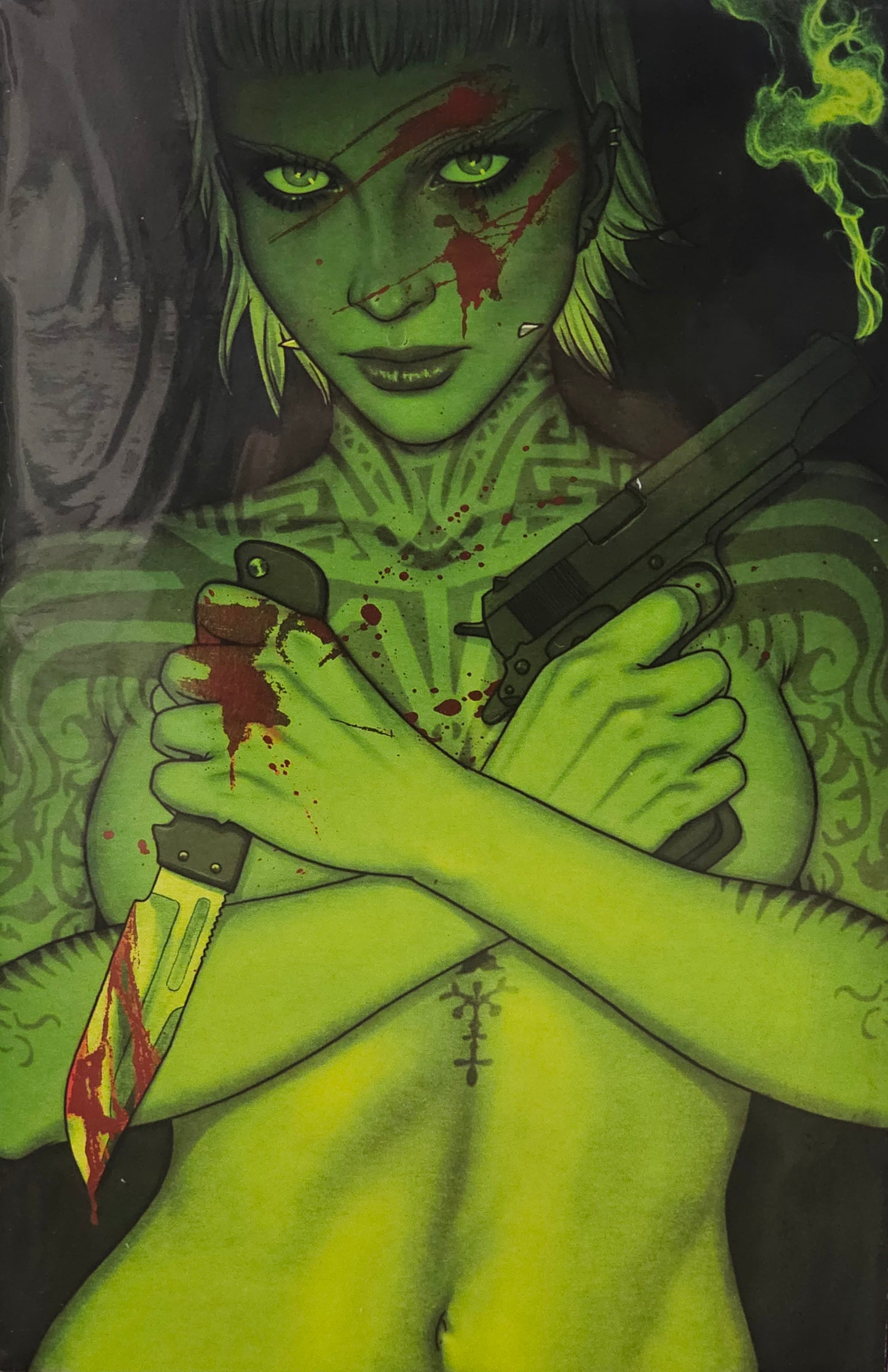 FN W0rldtr33 #1 2nd Printing Frison Spot Foil Virgin Variant