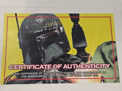 VF Star Wars #13 Mike Mayhew Boba Fett Homage Trade Dress Variant SIGNED