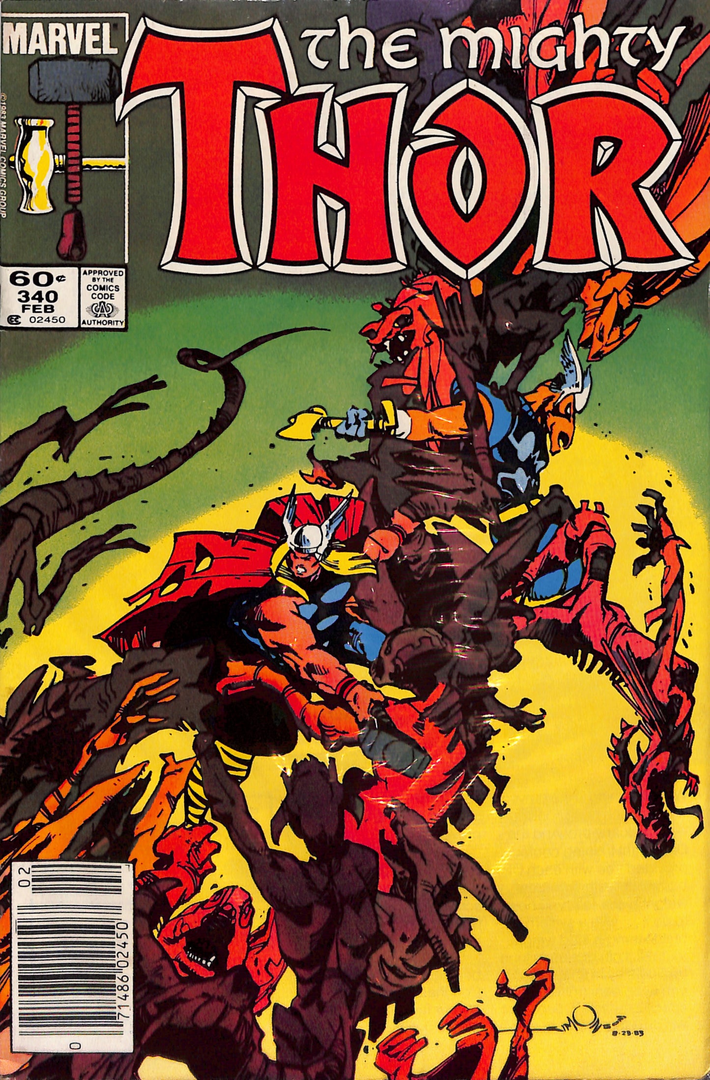 FN The Mighty Thor #340 Walt Simonson (1984)