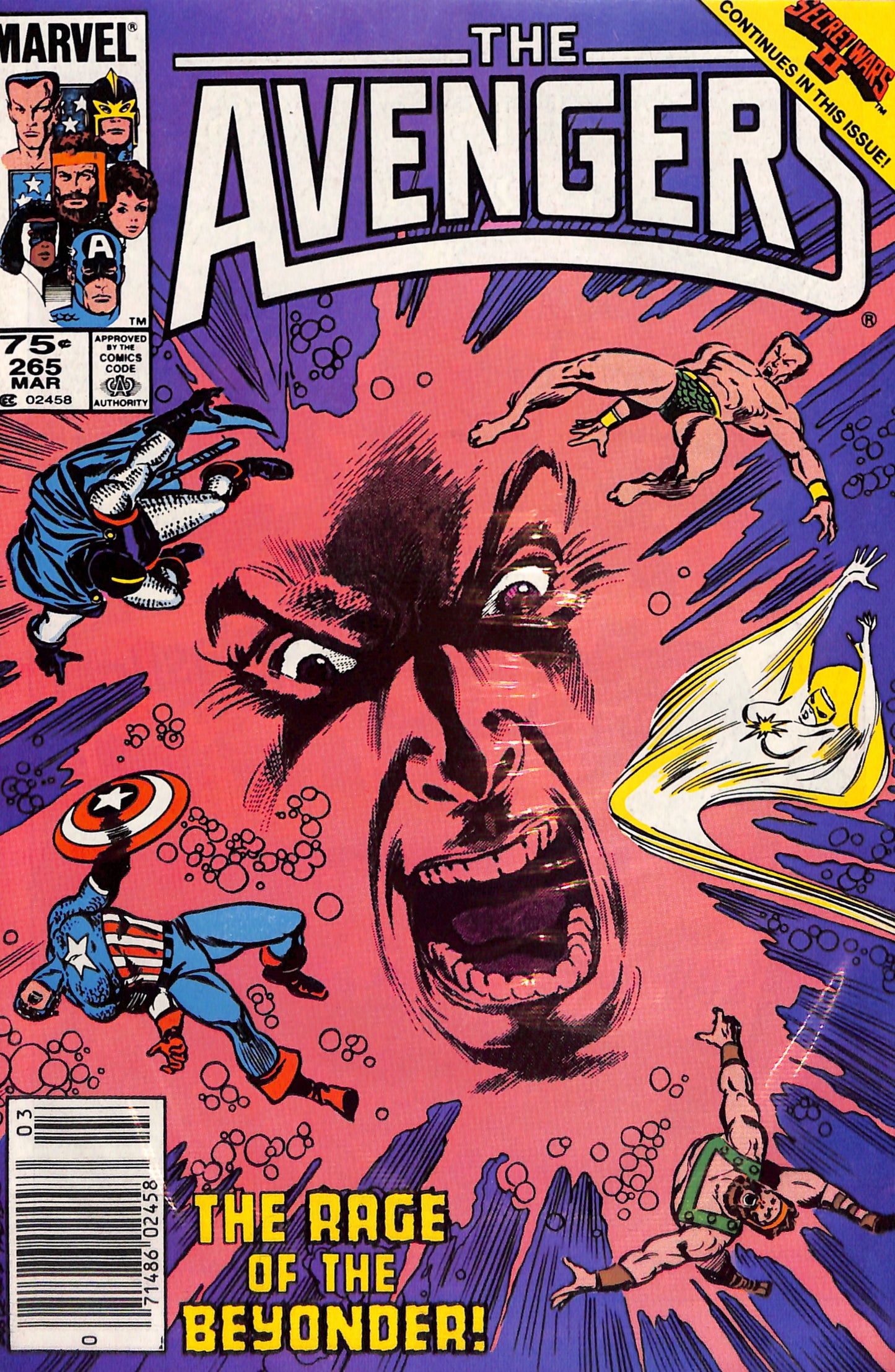 FN The Avengers #265 John Buscema (1986)