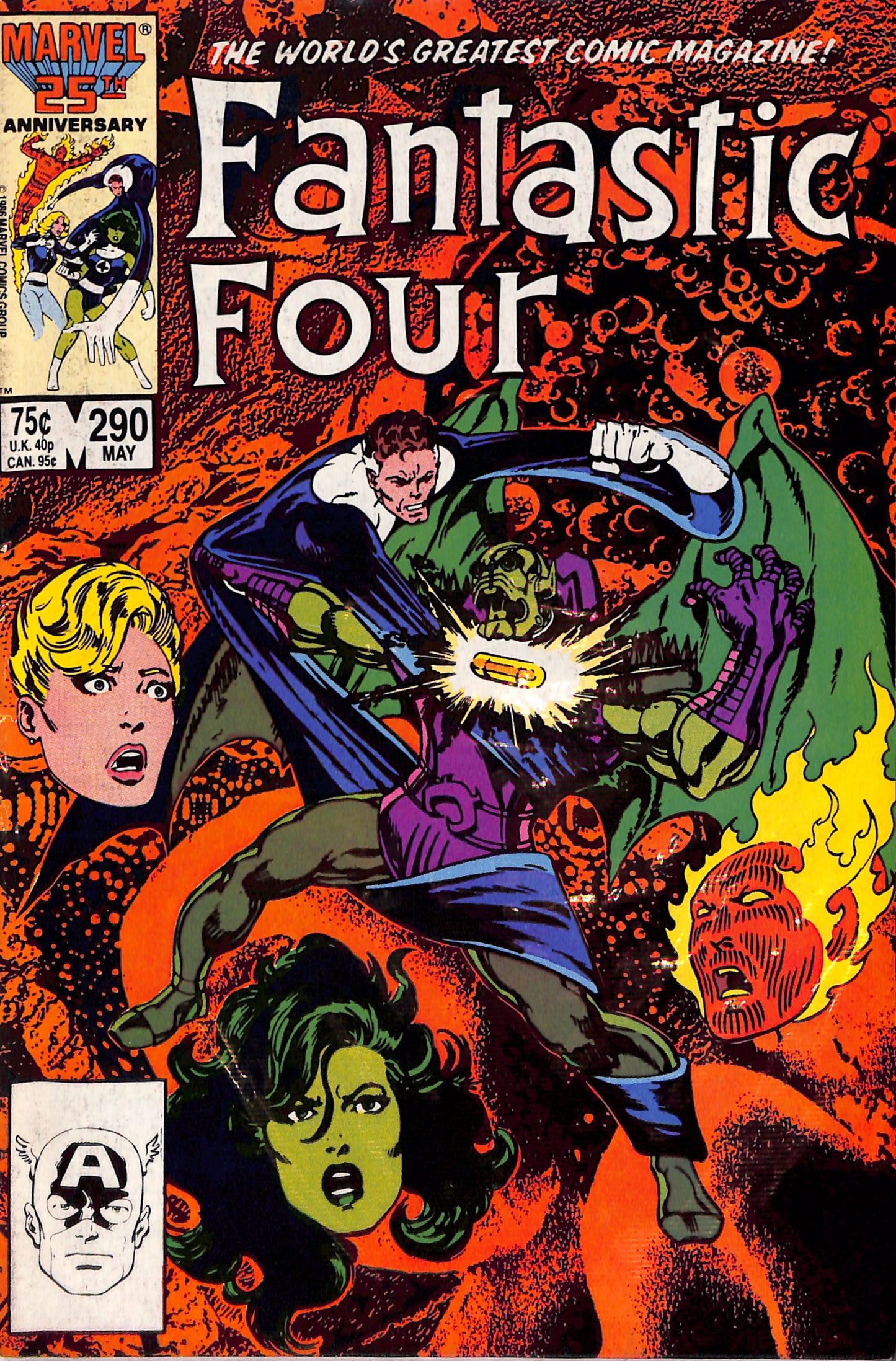 VF Fantastic Four #290 Josh Byrne (1986)