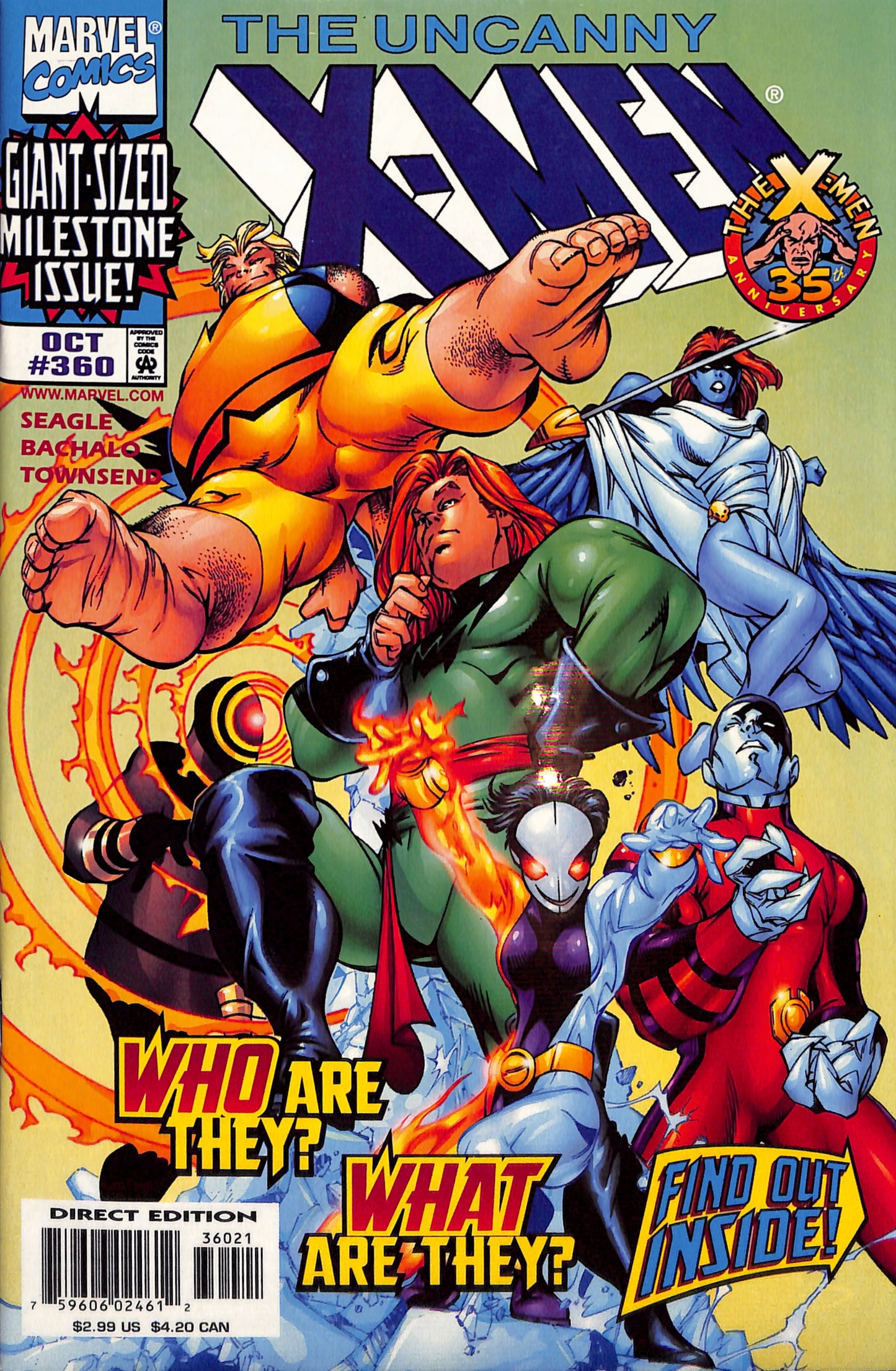 VF The Uncanny X-Men #360 Chris Bachalo (1998)