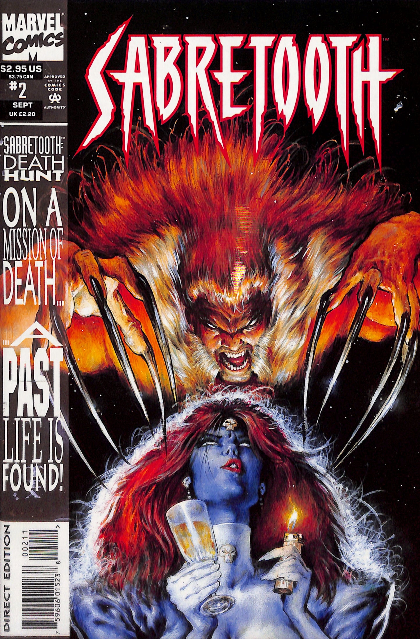 VF Sabretooth: Death Hunt #2 Mark Texeira (1993)