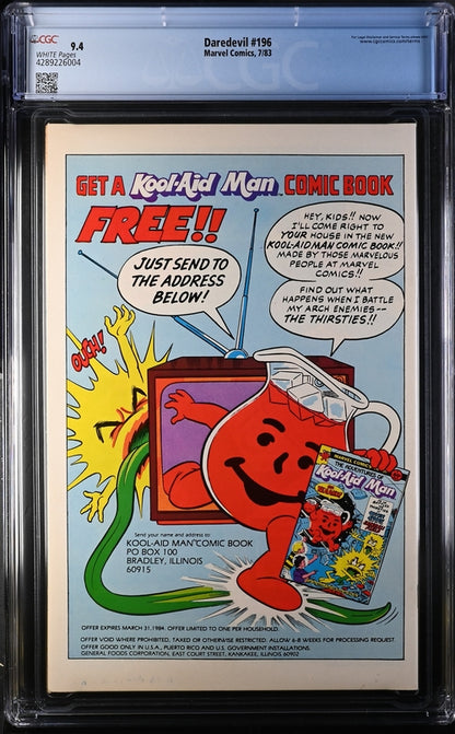 Daredevil #196  9.4