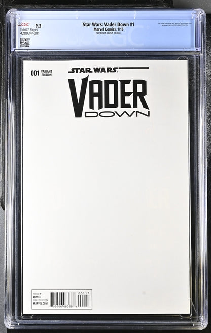 Star Wars: Vader Down #1 Northeast Sketch Edition 9.2