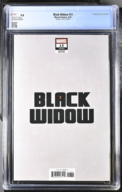 Black Widow #13 Momoko Virgin Cover CGC 9.8