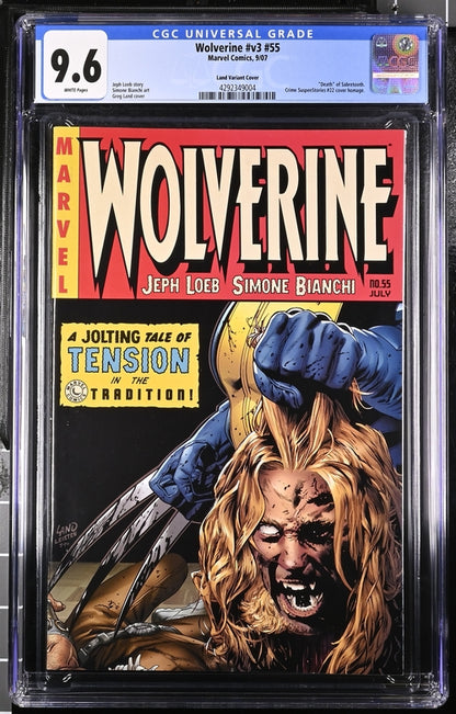 Wolverine #v3 #55 Land Variant Cover 9.6