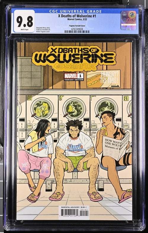 X Deaths of Wolverine #1 Yagawa Variant Cover 9.8