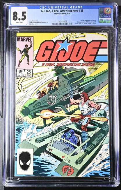 G.I. Joe, A Real American Hero #25  8.5