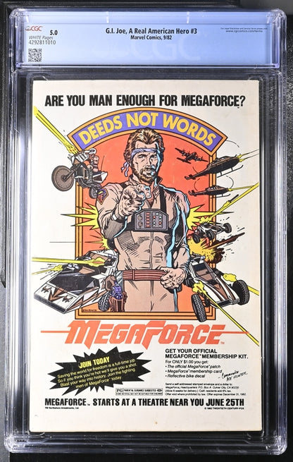 G.I. Joe, A Real American Hero #3  5.0