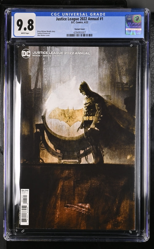 Justice League 2022 Annual #1 Variant Cover 9.8