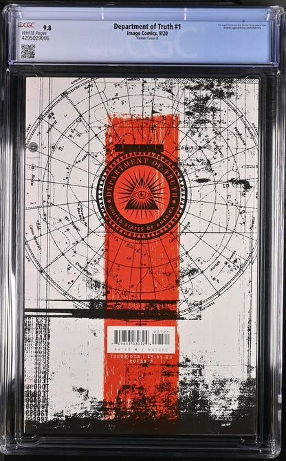 Department of Truth #1 Variant Cover B 9.8