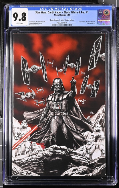 Star Wars: Darth Vader - Black, White & Red #1 Suayan Comic Kingdom Creative "Virgin" Edition 9.8