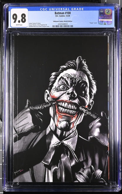 Batman #100 Unknown Comics Sketch Edition 9.8
