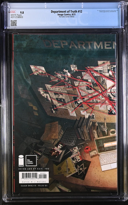 Department of Truth #12 The Comic Corner Edition 9.8