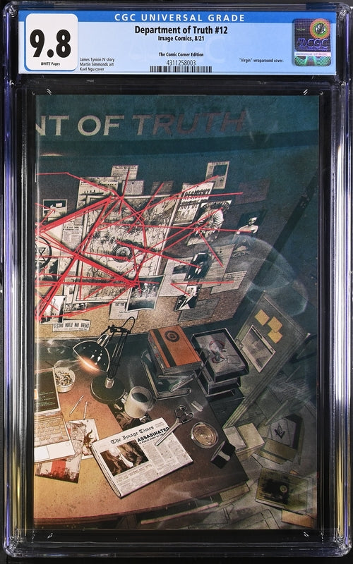Department of Truth #12 The Comic Corner Edition 9.8