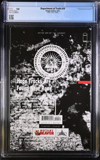 Department of Truth #10 Lacchei "Virgin" Edition 9.8