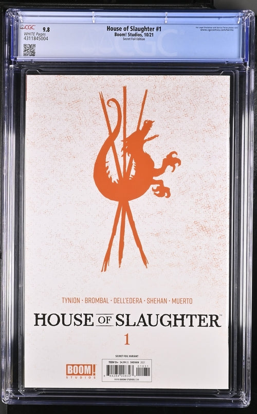 House of Slaughter #1 Secret Foil Edition 9.8