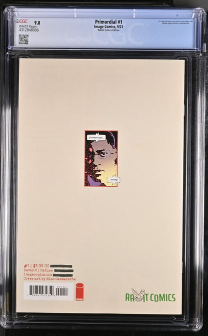 Primordial #1 Rabbit Comics Edition 9.8