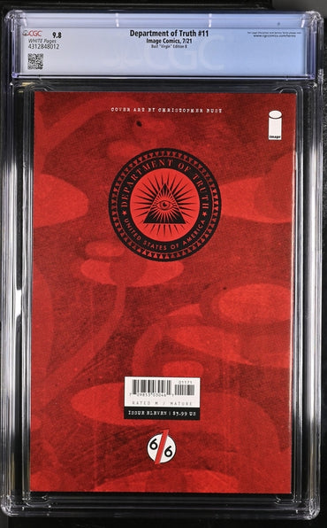 Department of Truth #11 Bust "Virgin" Edition B 9.8
